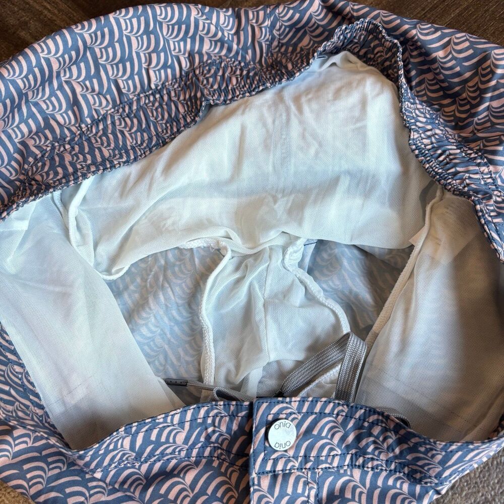 Onia Men’s Calder 6E Swim Trunks Optic Wave - Picture 7 of 10